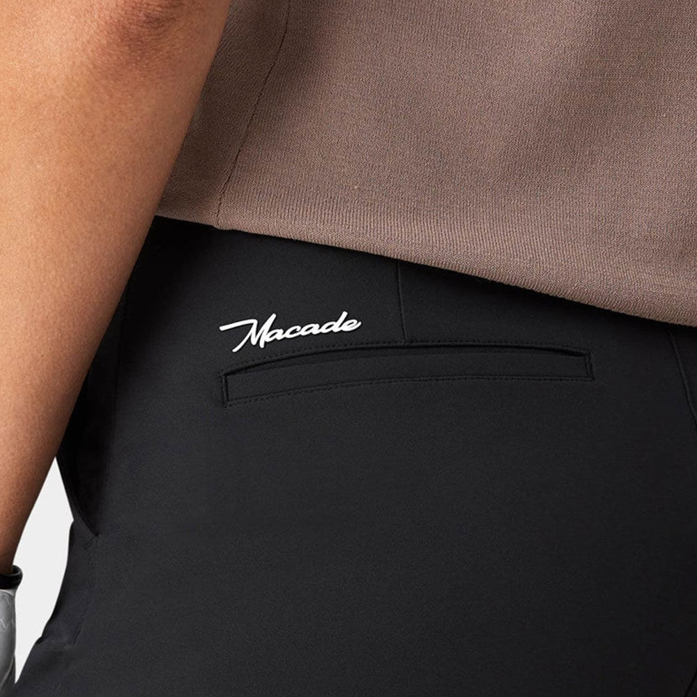 Macade Kadın Flex Golf Şortu Siyah WSO20210222