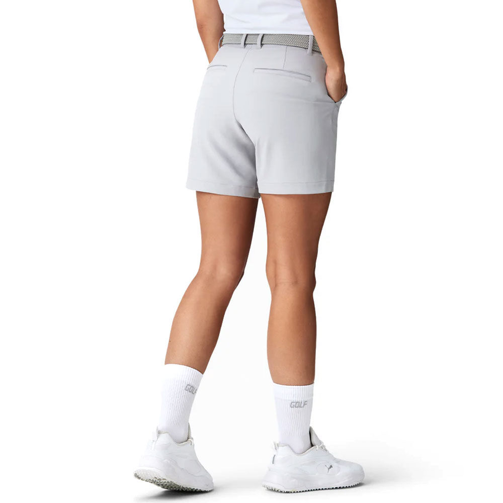 Macade Women's Flex Golf Shorts Light Grey WSO20211108