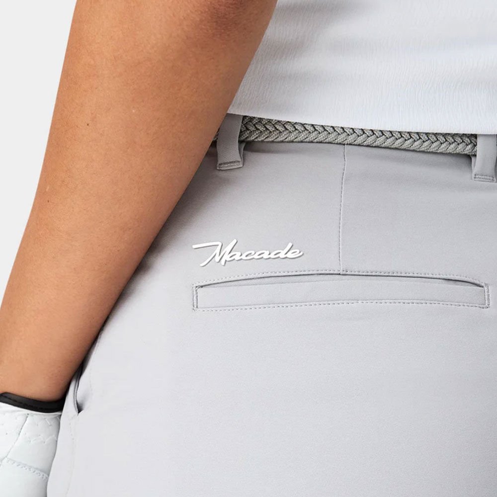Macade Kadın Flex Golf Şortu Açık Gri WSO20211108