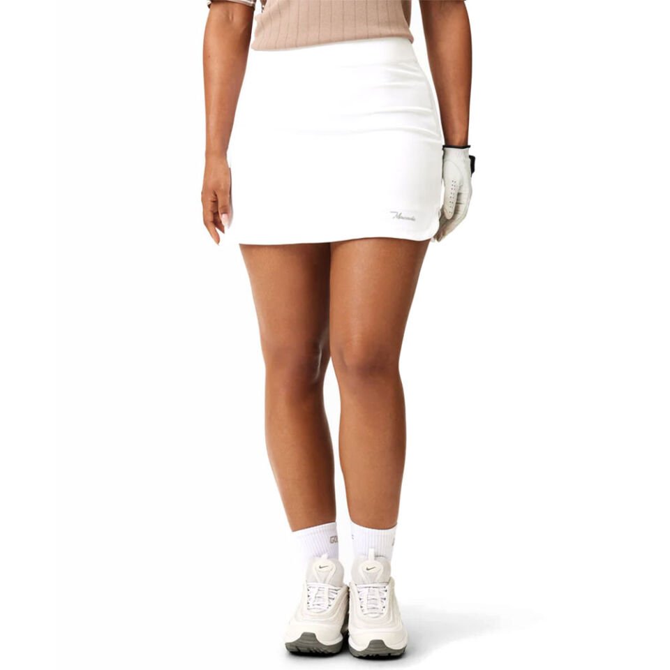 Macade Kadın Flex Golf Eteği Ekru WSK20211241 S Small
