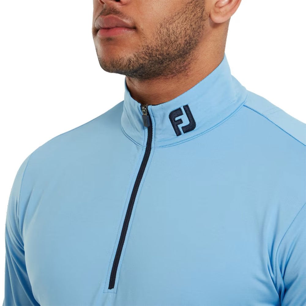 FootJoy Renk Bloklu Mid Layer Golf Sweatshirt Mavi Lacivert 80117