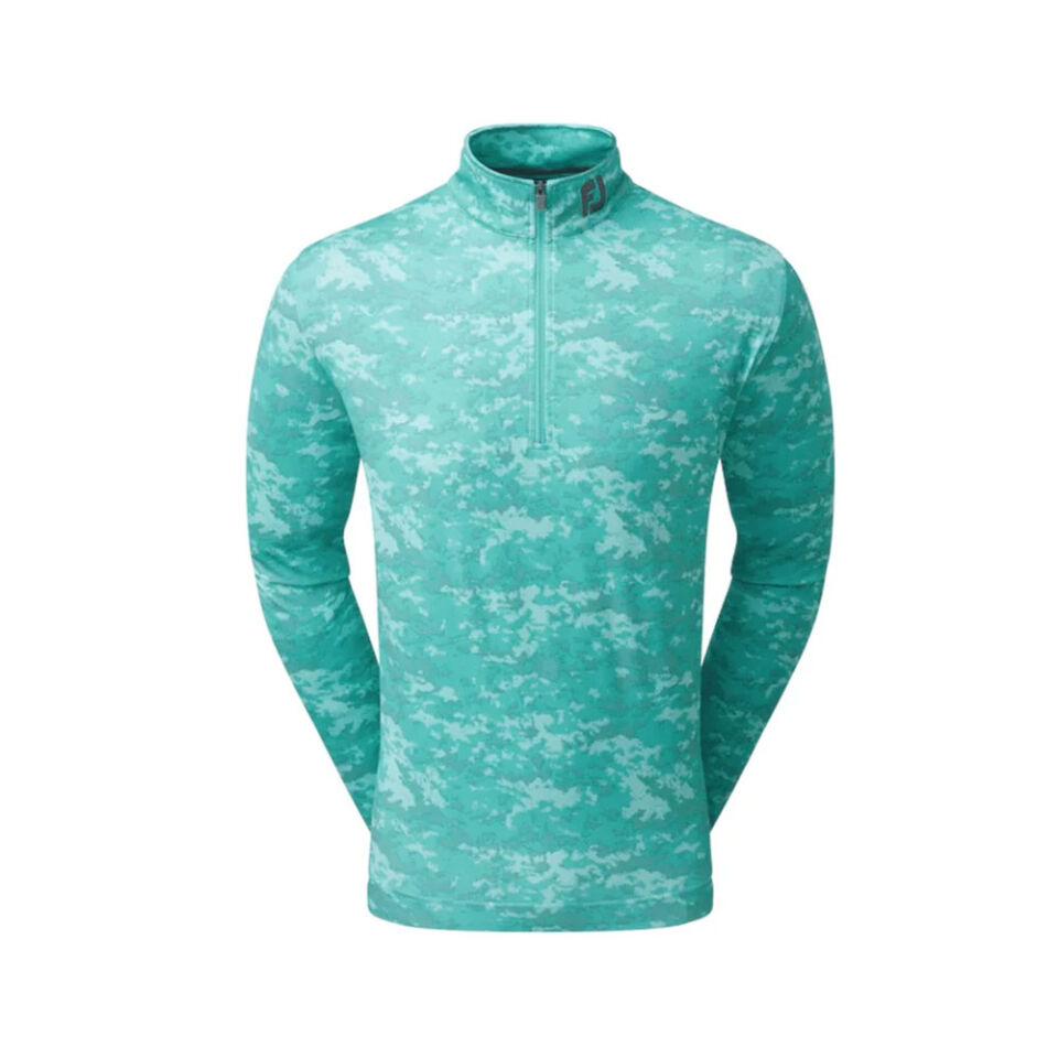 FootJoy Golf Cloud Camouflage Printed Mid Layer Mint 80114