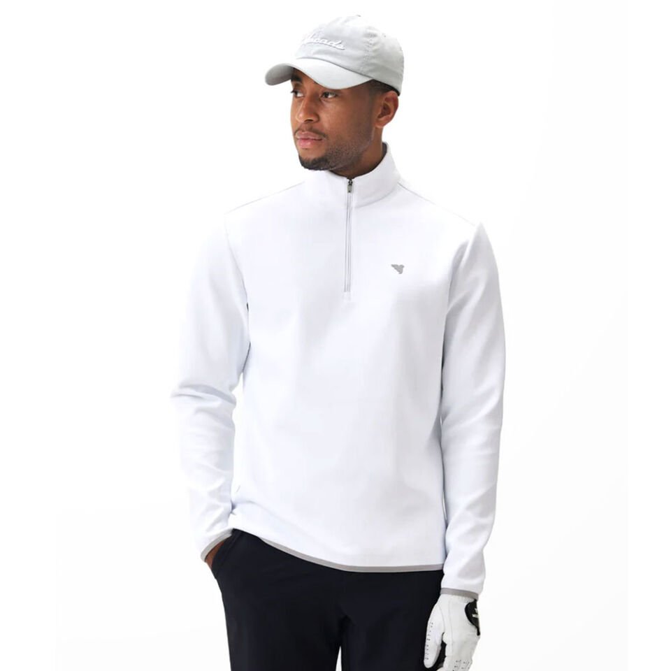 Macade Golf Therma Half Zip Sweatshirt White SW202101190