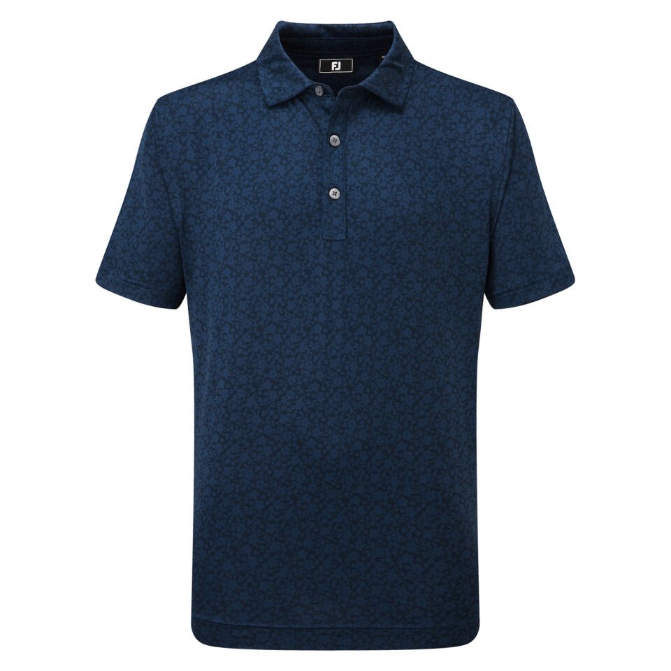 FootJoy Painted Floral Lisle Çocuk T-Shirt Lacivert 34229
