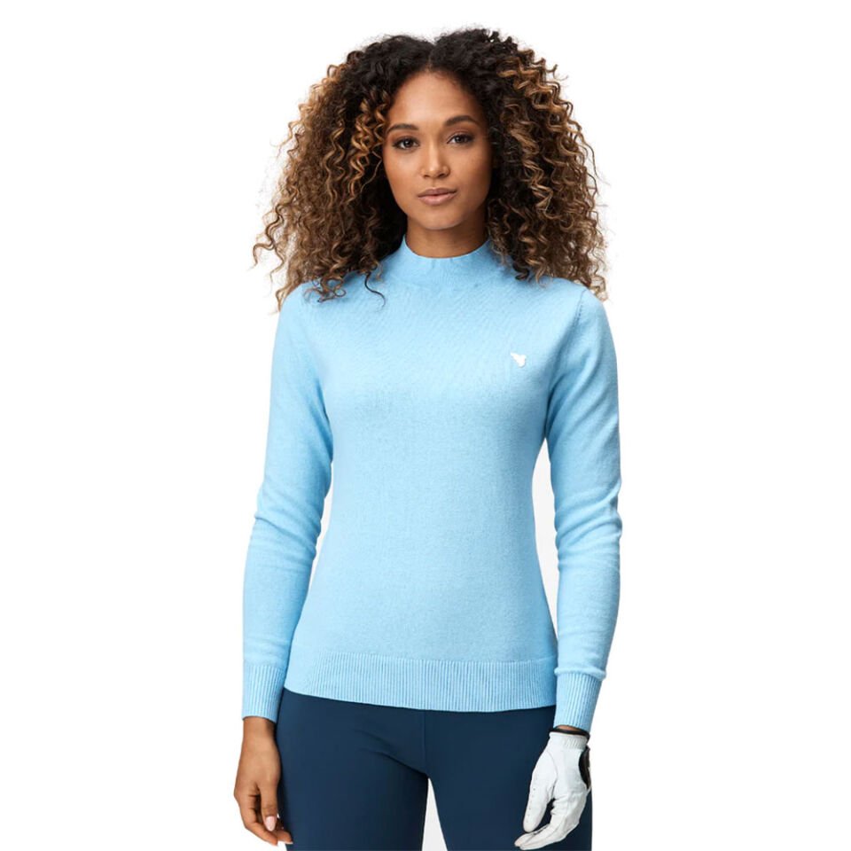 Macade Kadın Powder Blue Golf Kazak WKN20210124 S Small