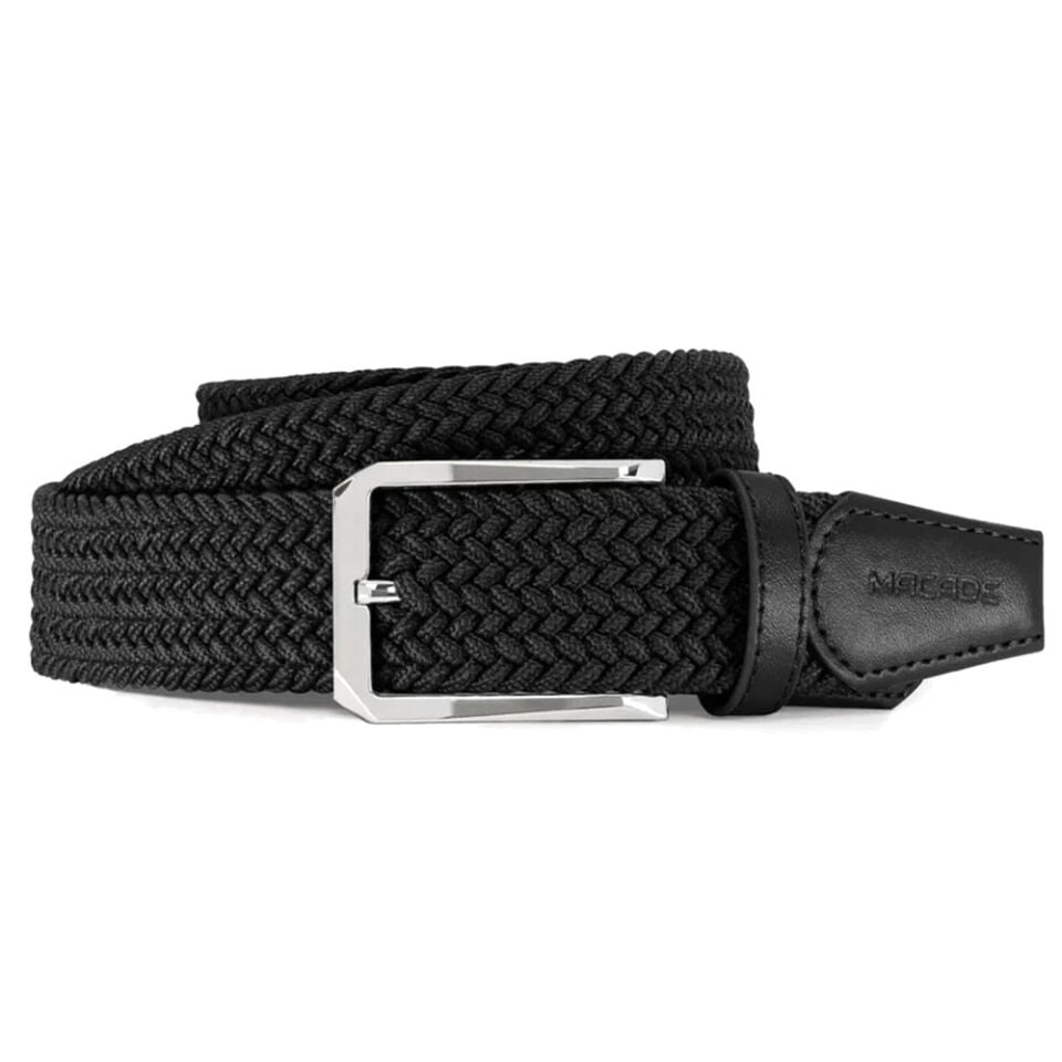 Macade Men's Elastic Golf Belt Black