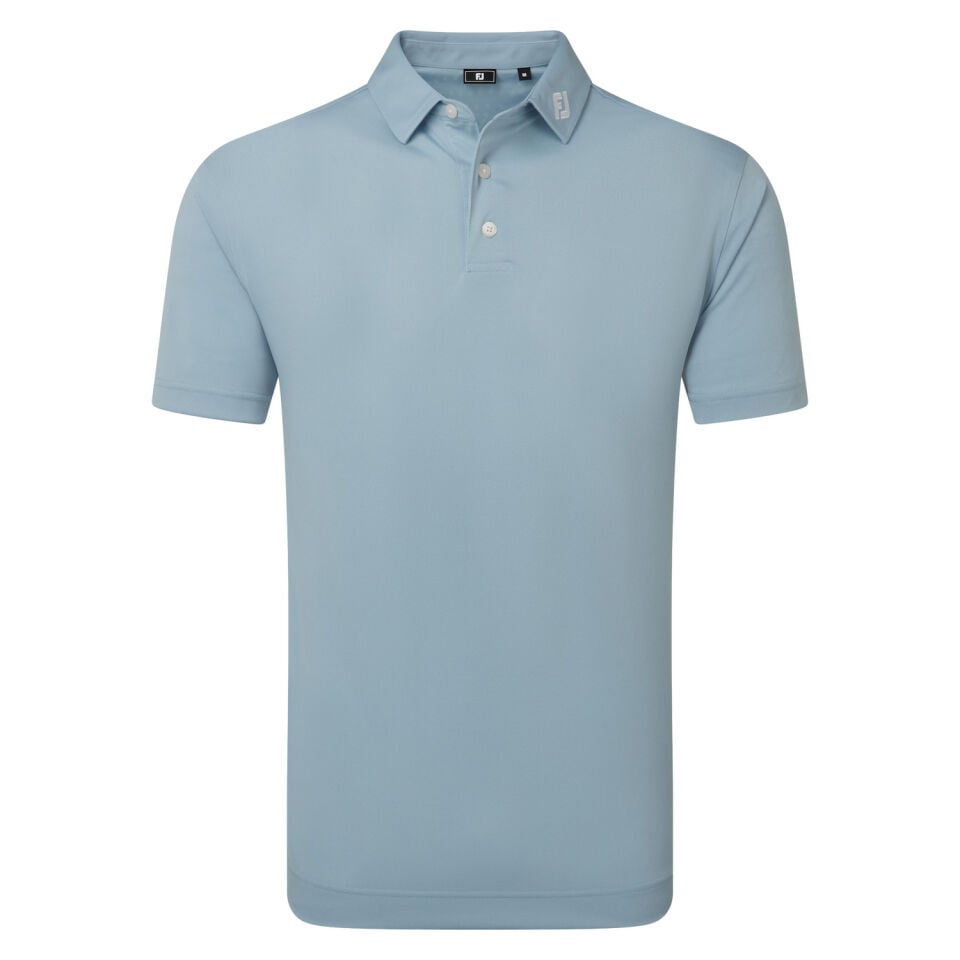 FootJoy Stretch Pique Solid Erkek T-Shirt Mavi 39341