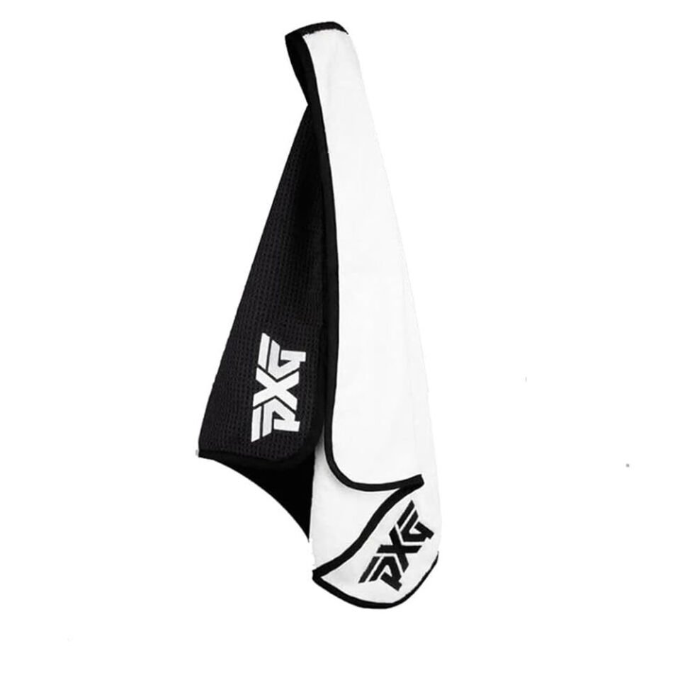 PXG 2 Piece Golf Towel Double Sided A-UAC04-FM Black White