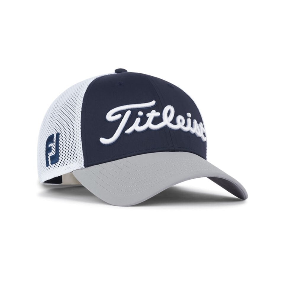 Titleist Tour Performans Golf Şapkası TH22ATPME-140G Lacivert/Beyaz/Gri