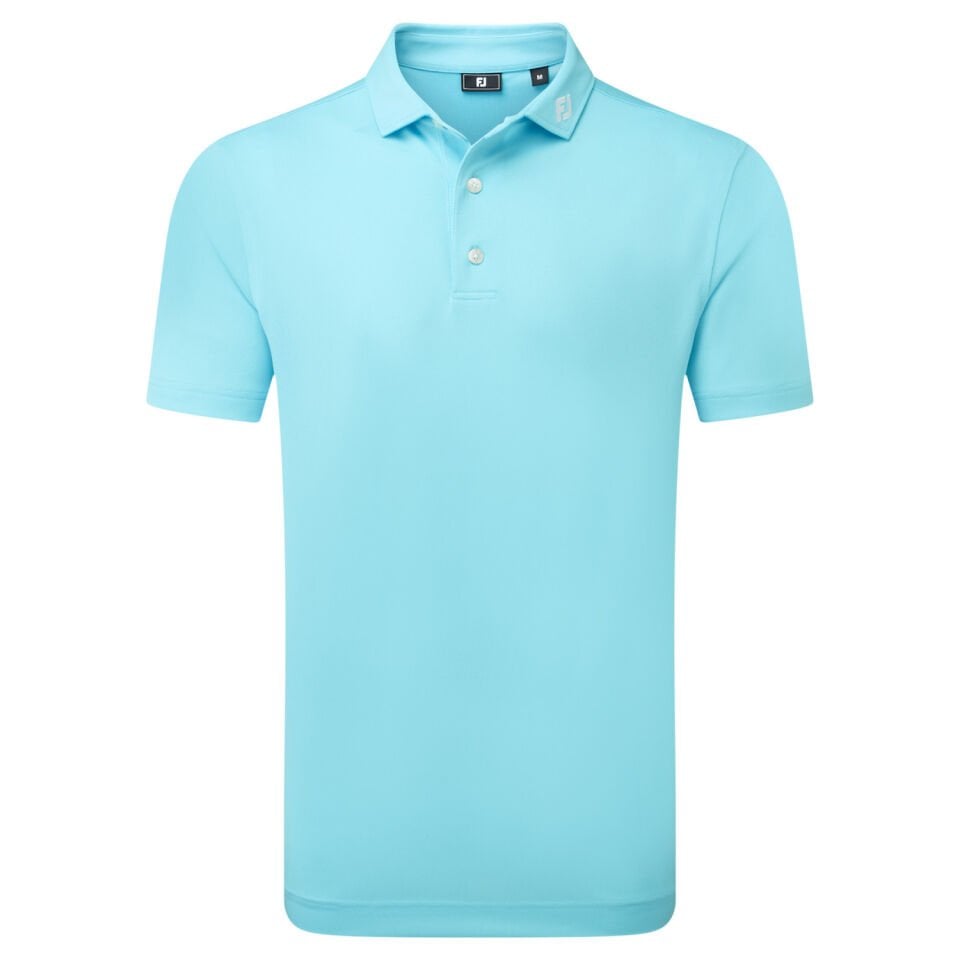 FootJoy Stretch Pique Solid Erkek T-Shirt Riviera Mavi 80132