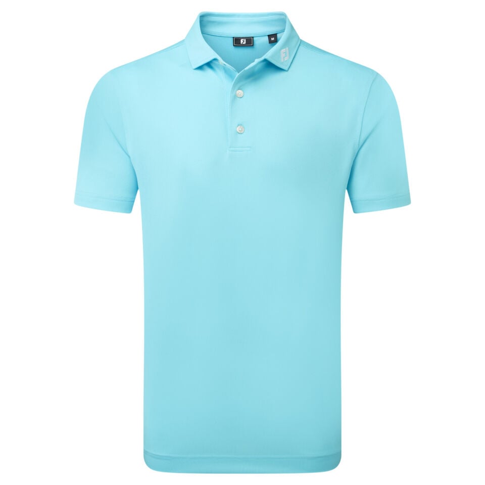 FootJoy Stretch Pique Solid Erkek T-Shirt Riviera Mavi 80132