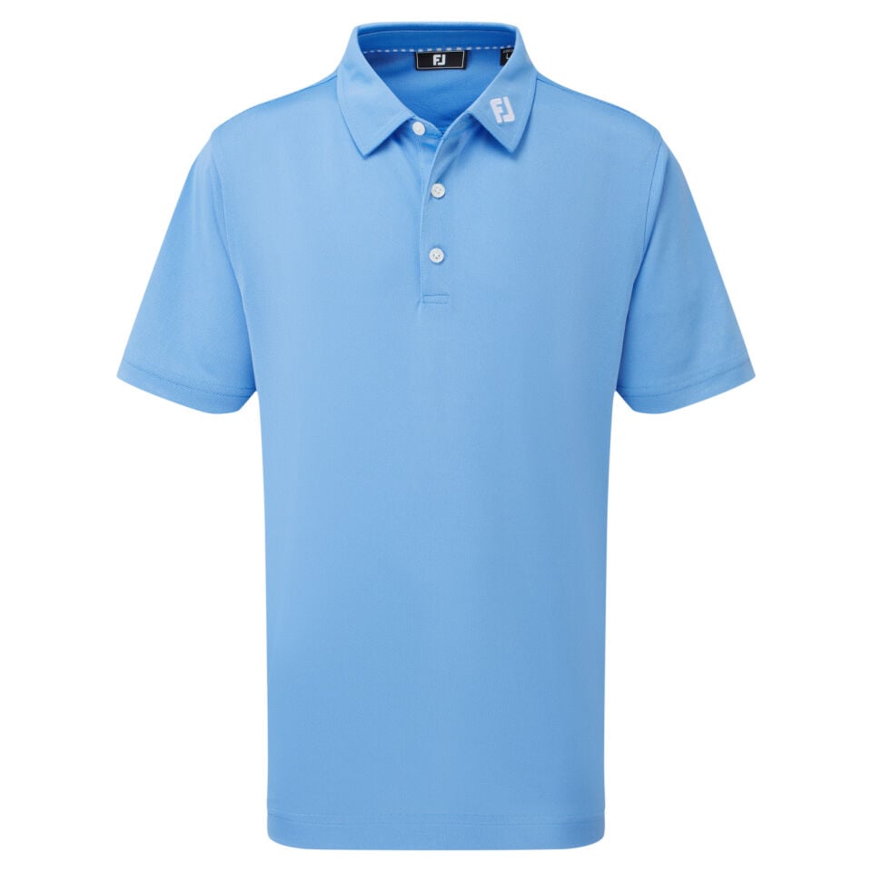 FootJoy Stretch Pique Solid Çocuk T-Shirt Mavi 81734