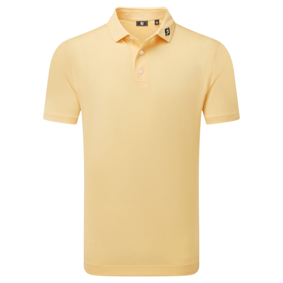 FootJoy Stretch Pique Solid Erkek T-Shirt Sarı 91839