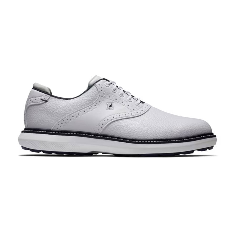 FootJok Traditions Spikeless Golf Shoes White 57927K