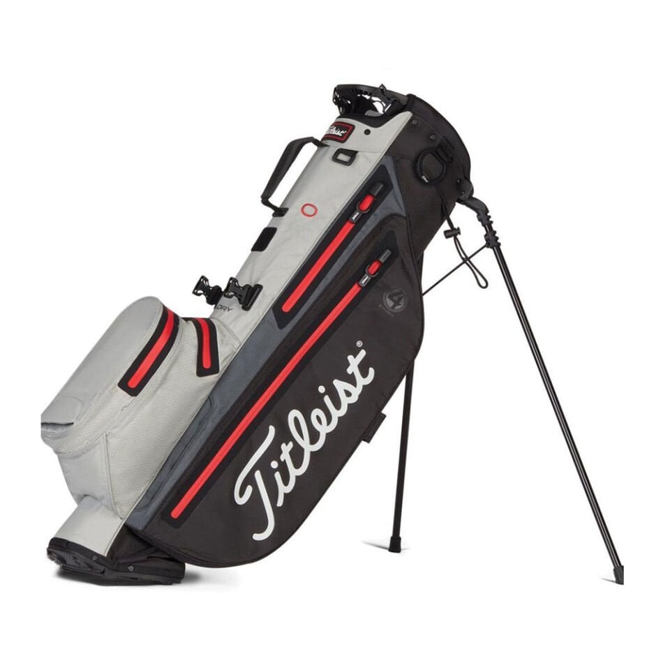 Titleist Players 4 StaDry Golf Çantası TB21SX2-026 Gri/Siyah/Kırmızı