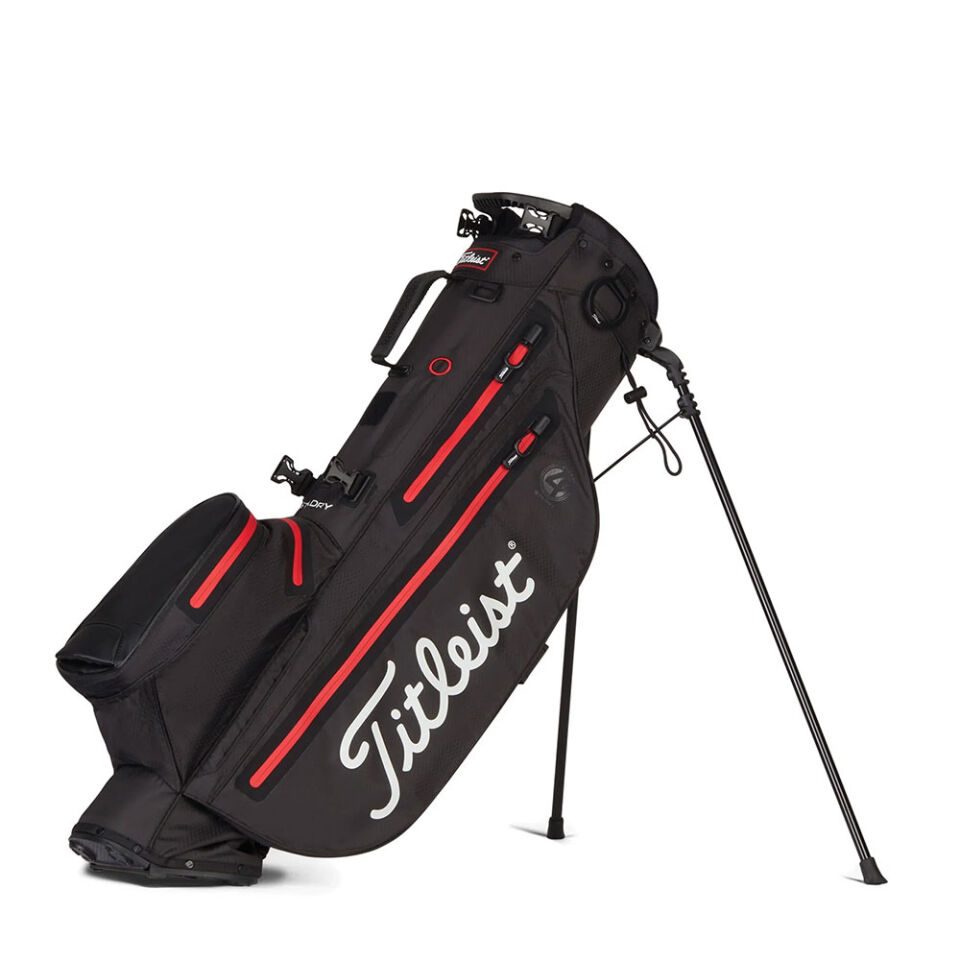 Titleist Players 4 StaDry Golf Bag TB21SX2-006 Black/Red