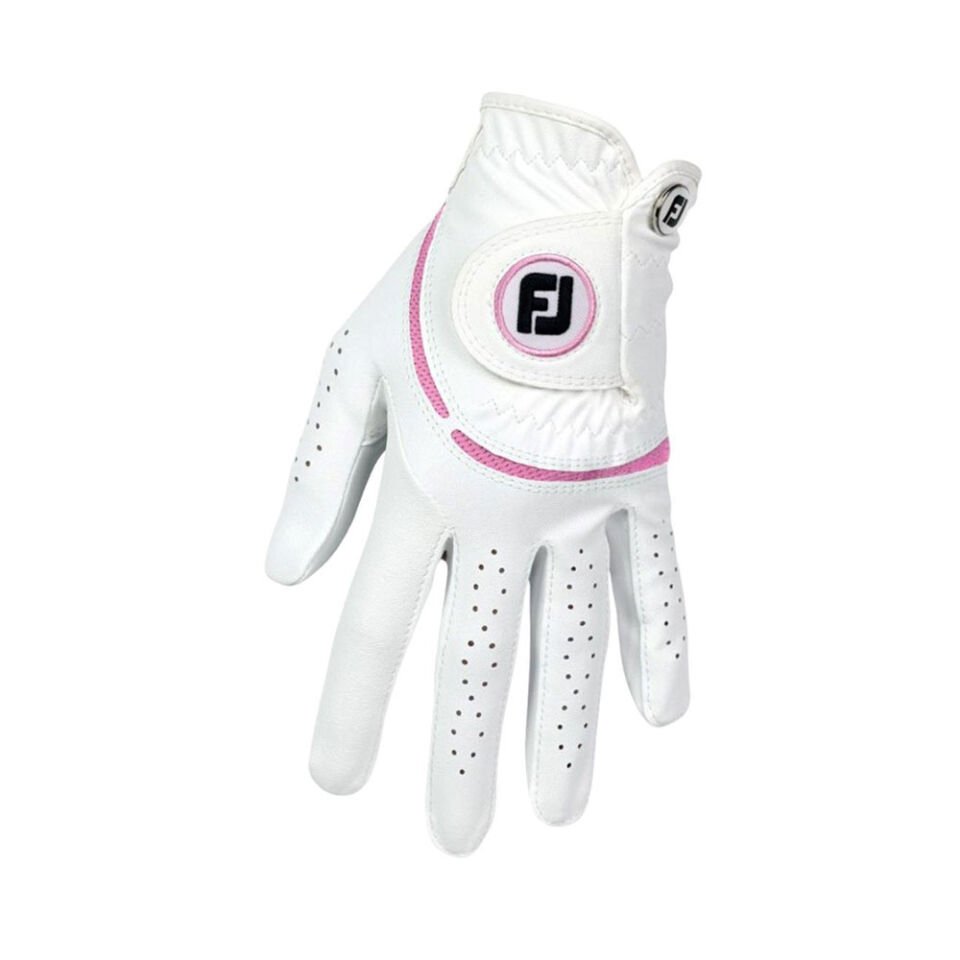 FootJoy 66212 Women's Golf Glove White/Pink