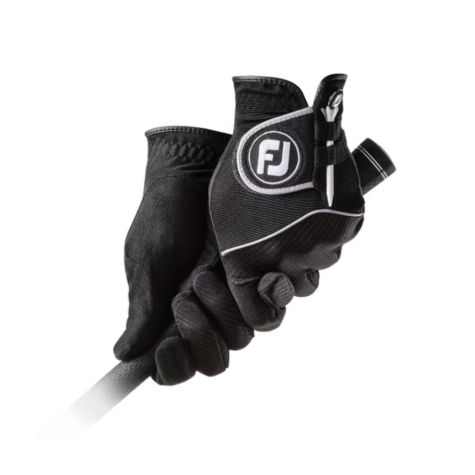 FootJoy 66563 RainGrip Men's Golf Glove Black