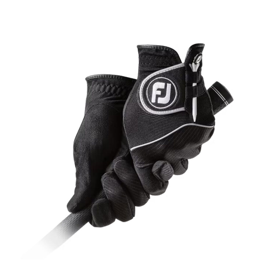 FootJoy 66563 RainGrip Men's Golf Glove Black