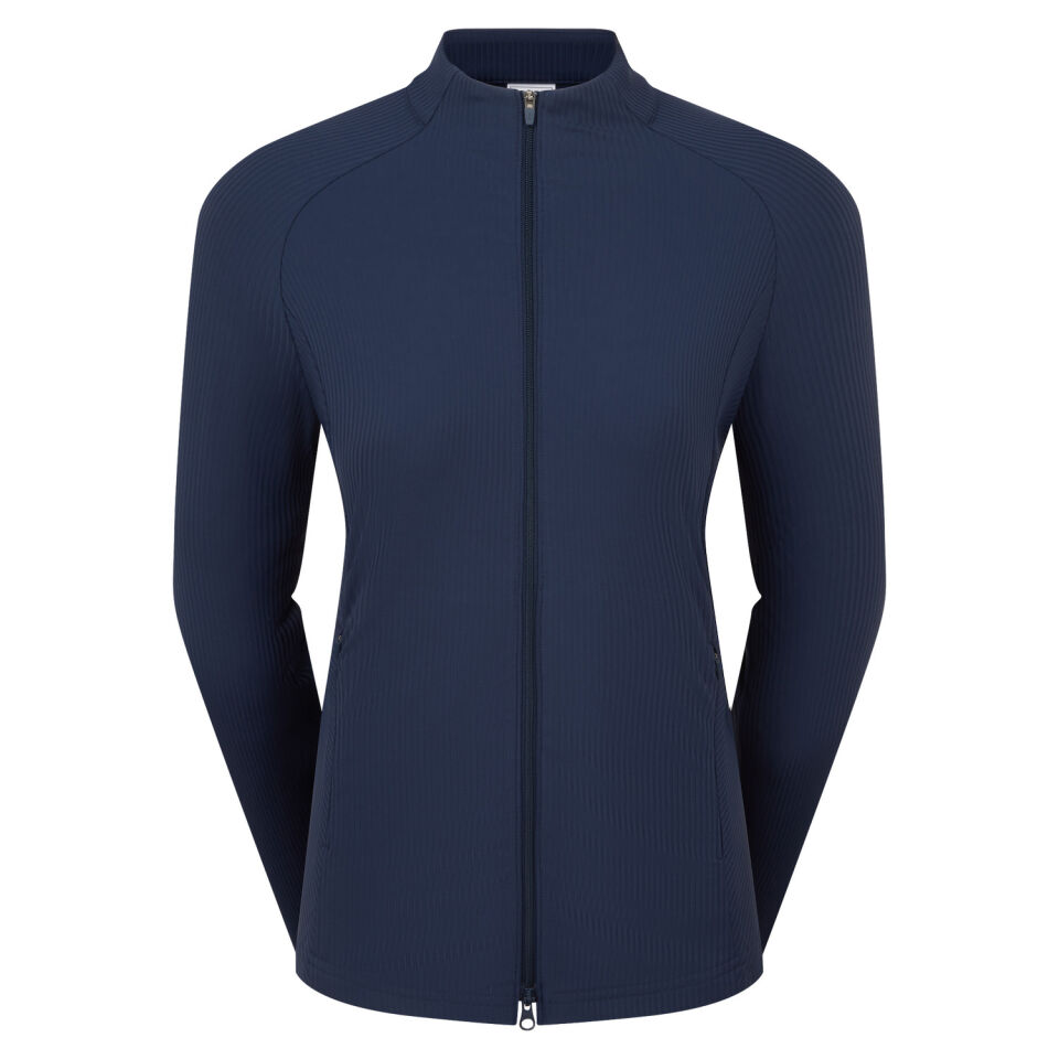 FootJoy Full-Zip Rib Midlayer Kadın Lacivert 39410