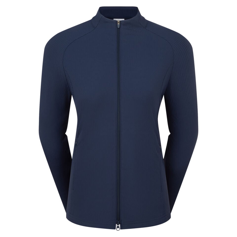 FootJoy Full-Zip Rib Midlayer Kadın Lacivert 39410