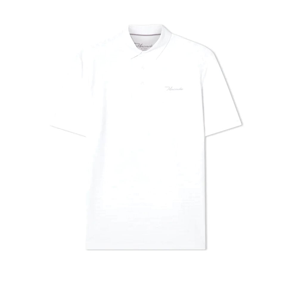Macade Golf Flight White Polo Yaka T-Shirt Beyaz MPS2434901