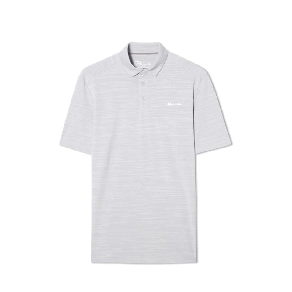 Macade Golf Flight Light Grey Polo Yaka Erkek T-Shirt Gri MPS2534902