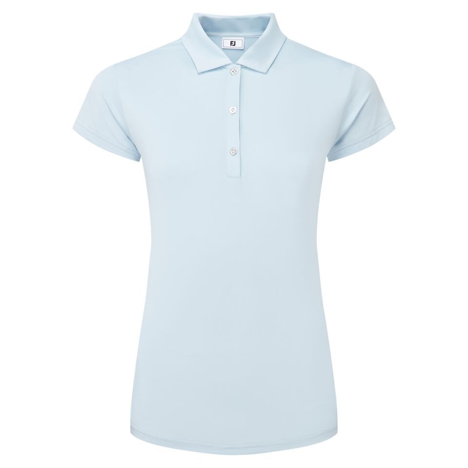 FootJoy Cap Sleeve Lisle Kadın Golf T-Shirt 34200 Skyway