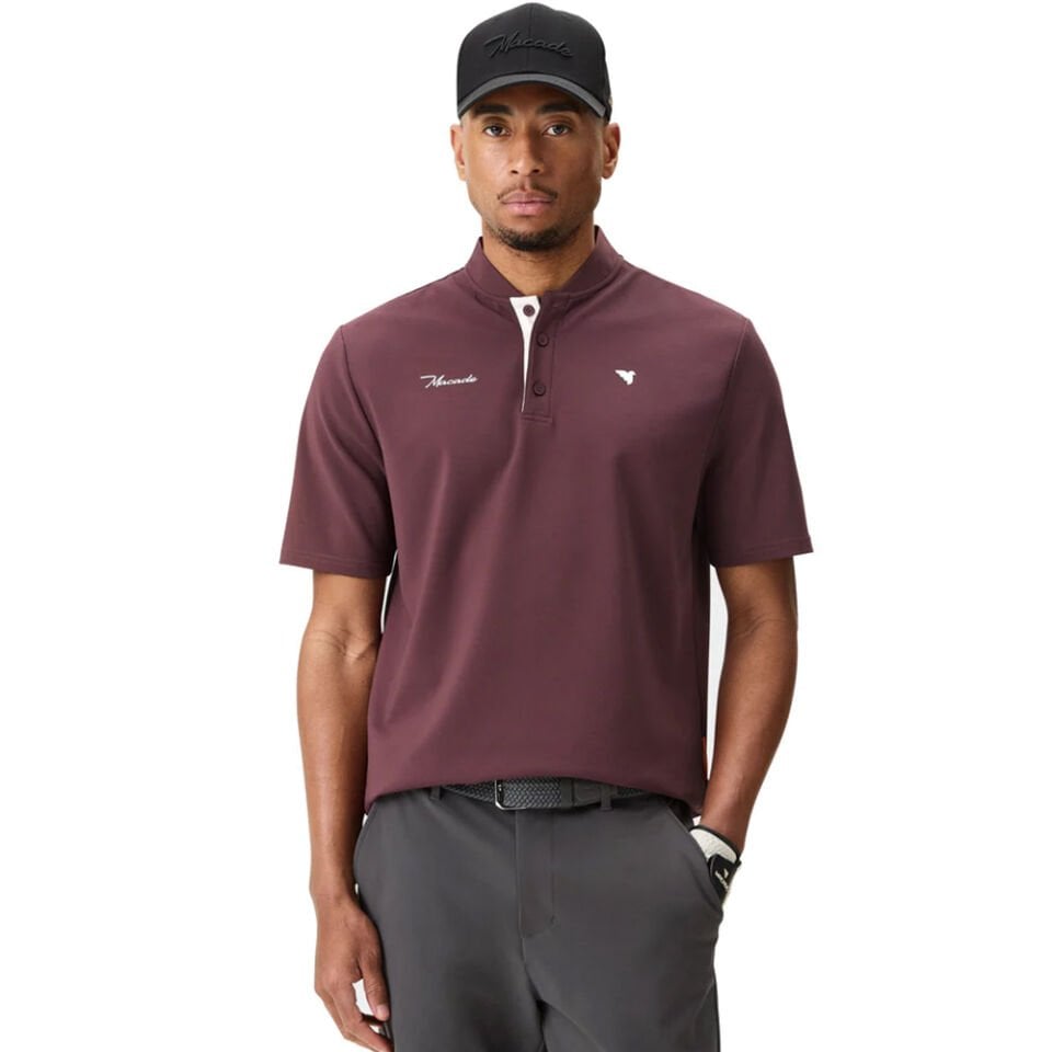 Macade Golf Heath Mauve Bomber Erkek T-shirt MPS2604018