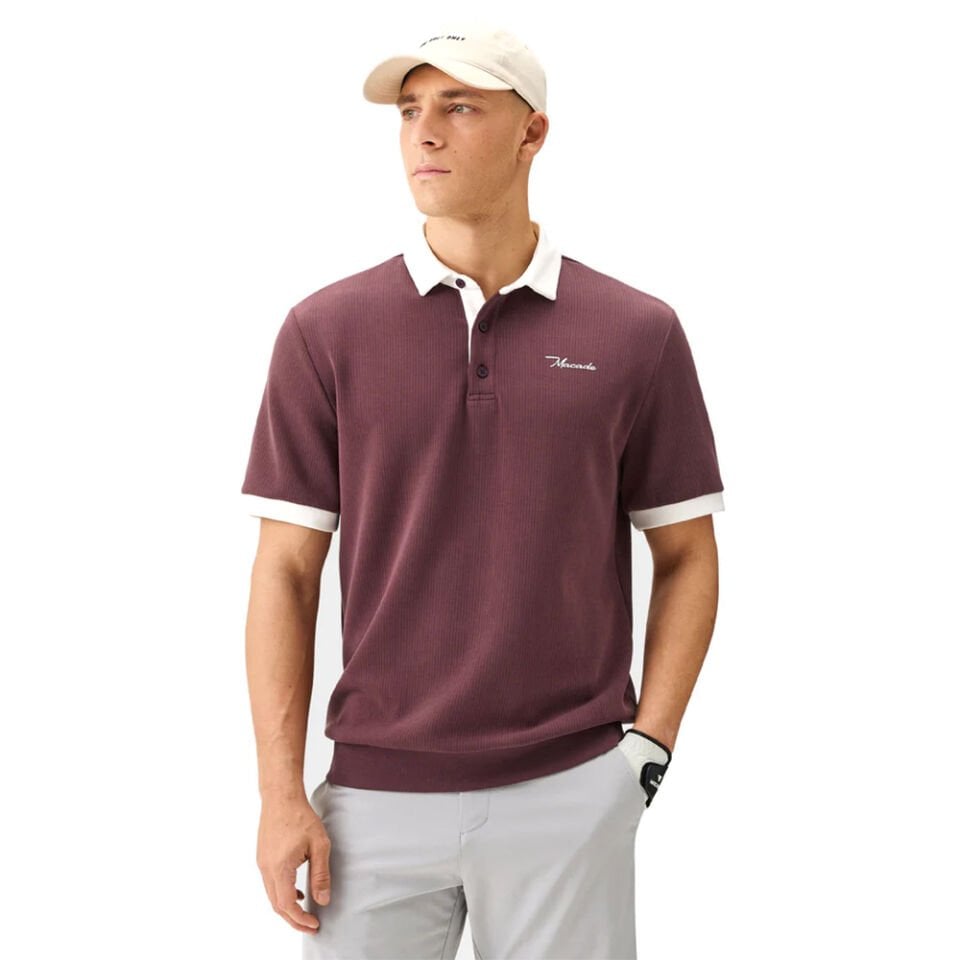Macade Golf Mauve AR Tech Polo Erkek T-Shirt MPS2604118