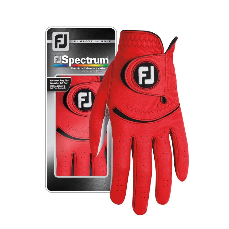 FootJoy Spectrum Erkek Golf Eldiveni Sol El 60037 Kırmızı