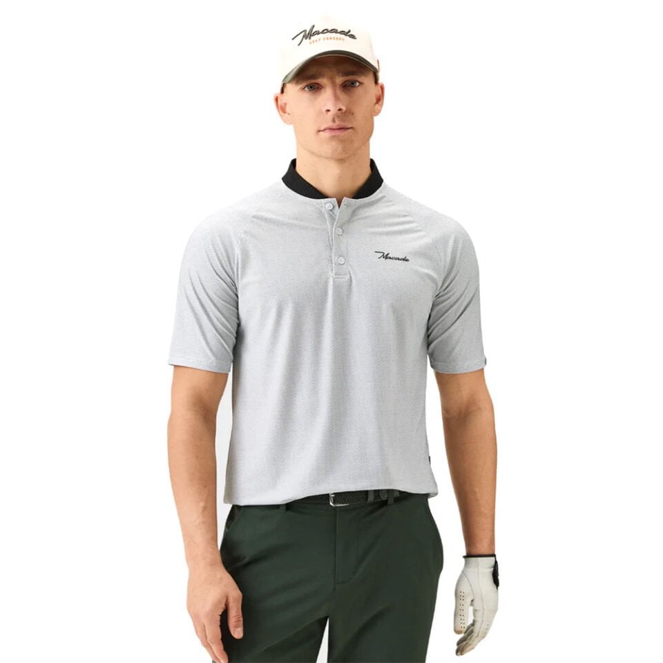 Macade Golf Crew White TR Bomber Erkek T-Shirt MPS2651301