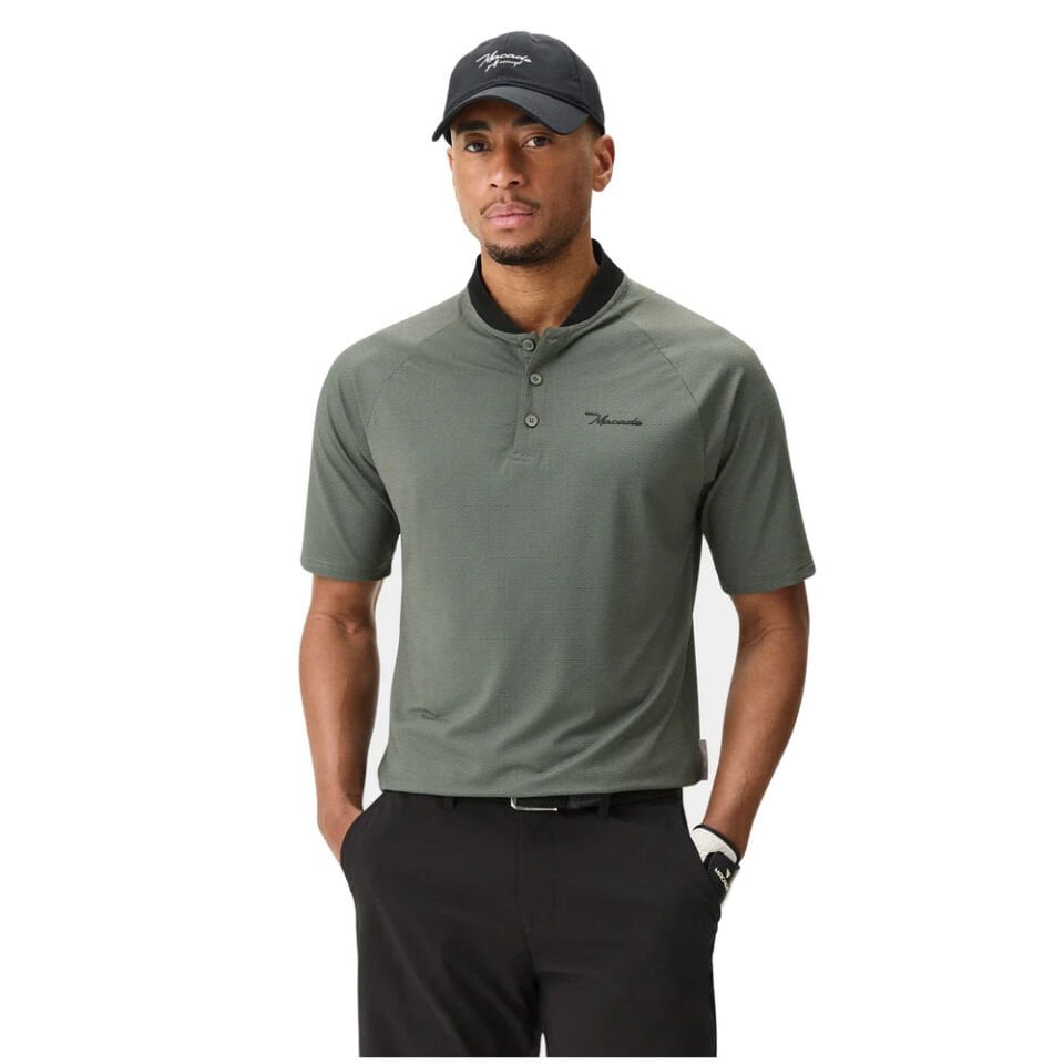 Macade Golf Crew Green TR Bomber Erkek Polo Yaka T-Shirt MPS2651306