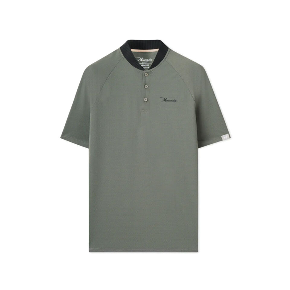 Macade Golf Crew Green TR Bomber Erkek Polo Yaka T-Shirt MPS2651306
