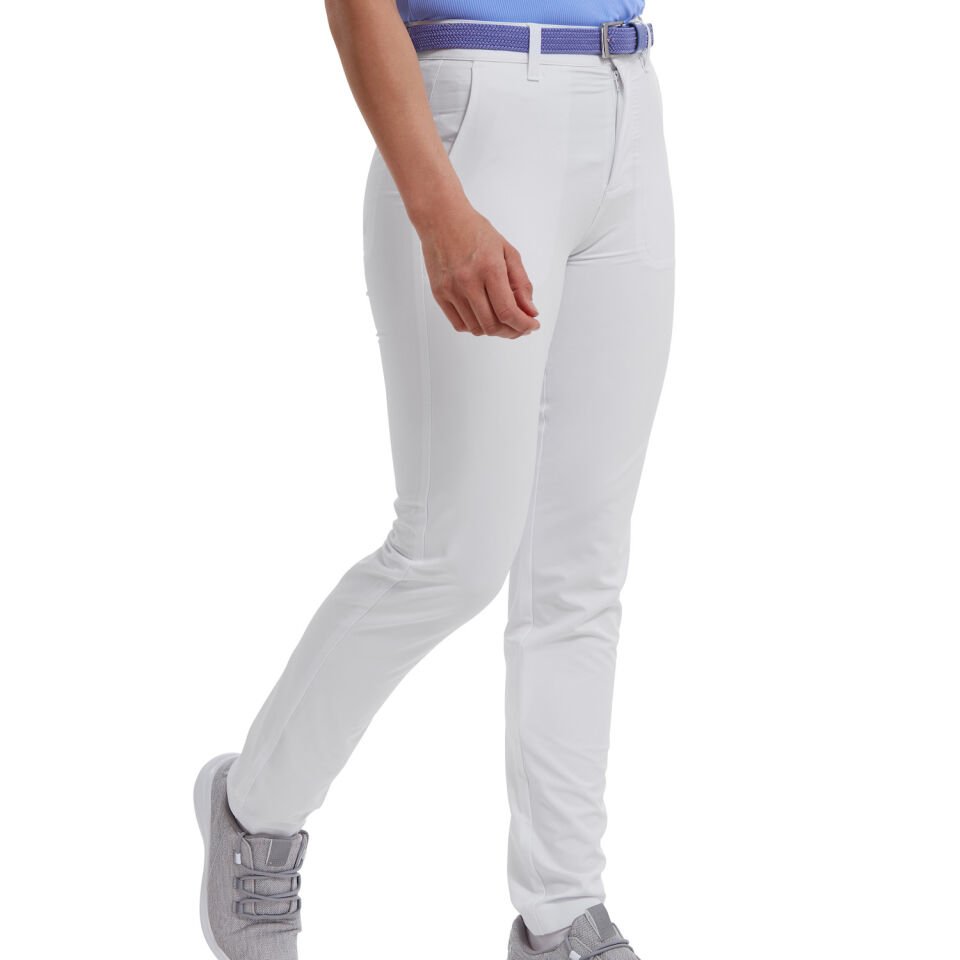 FootJoy Kadın Streç Golf Pantolon 88517 Beyaz
