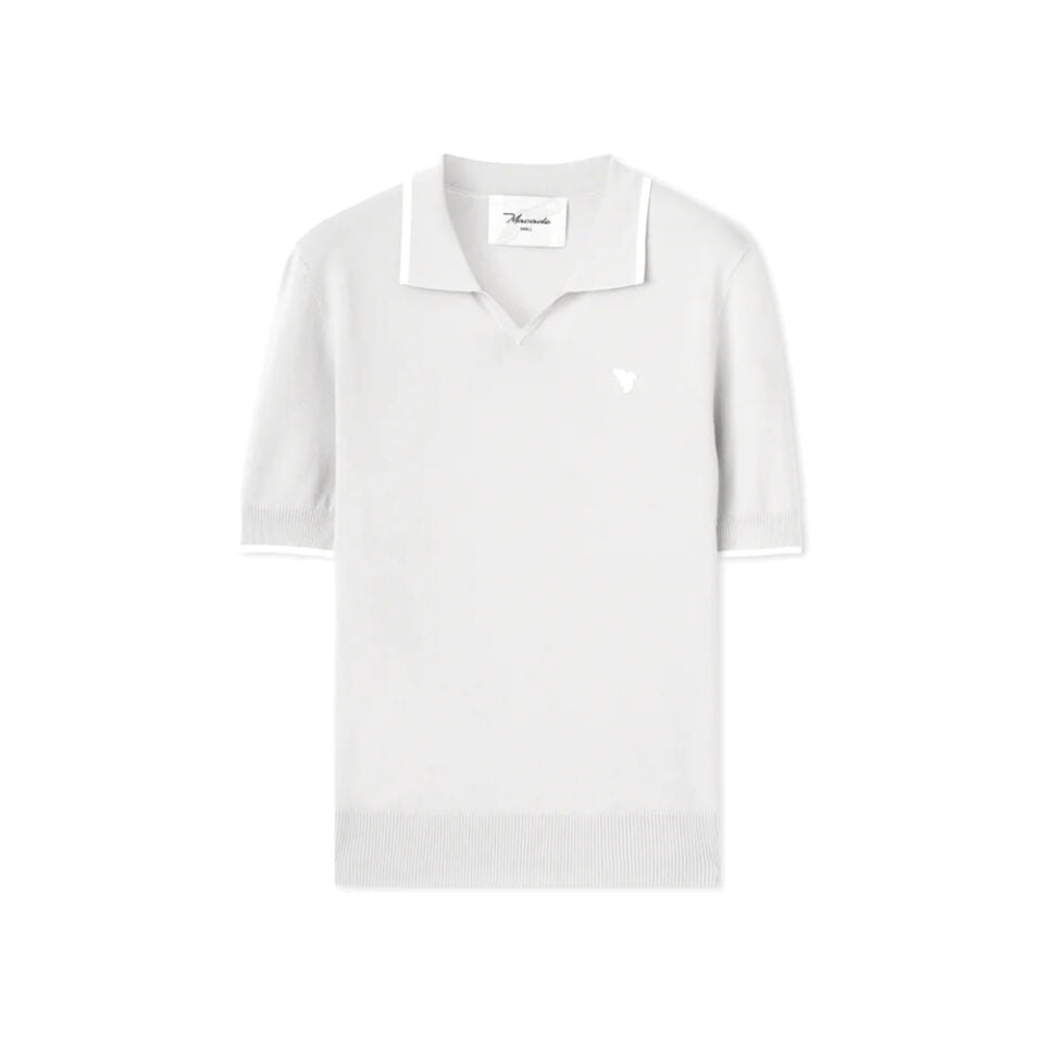 Macade Golf Vera Grey Cropped Polo T-Shirt WPO2651002 Gri