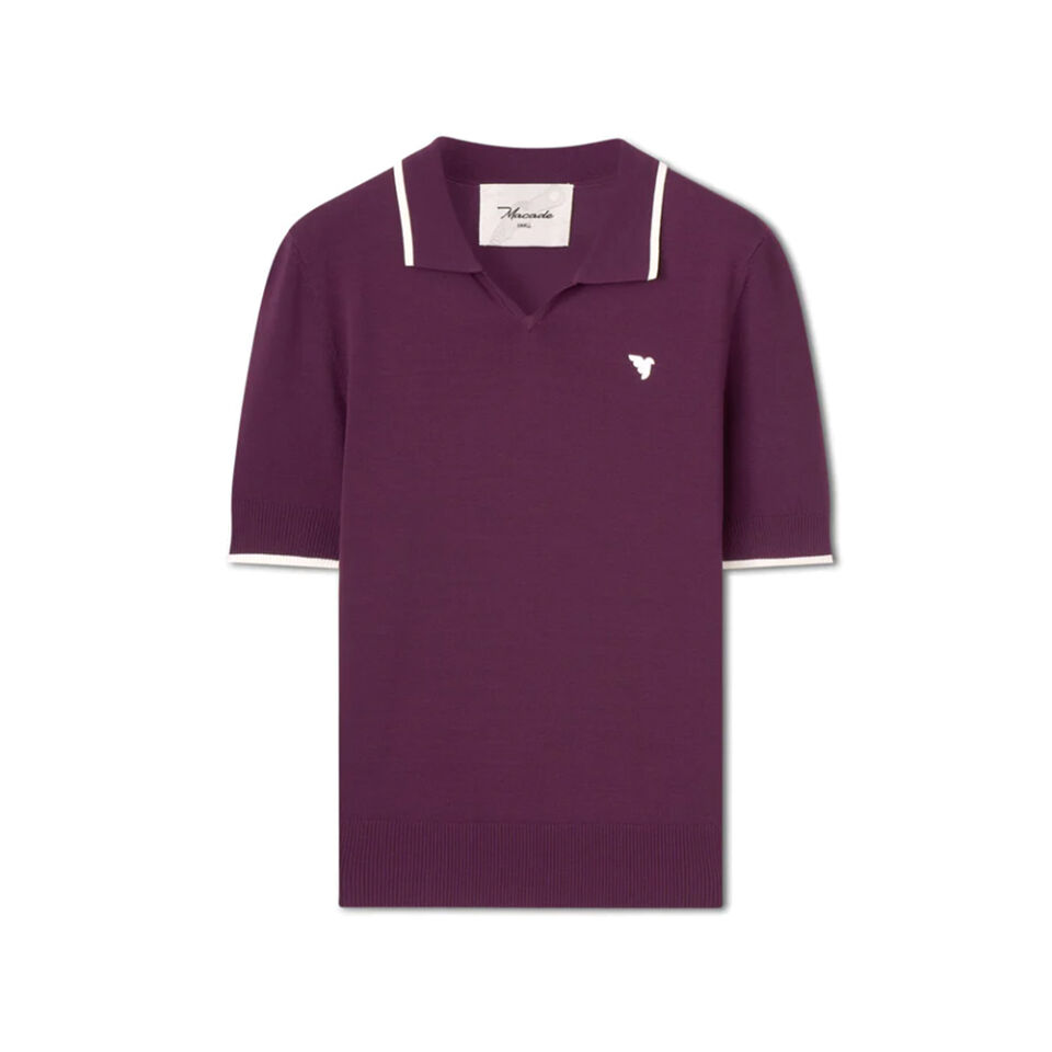 Macade Golf Vera Mauve Cropped Polo T-Shirt WPO2651018 Mürdüm