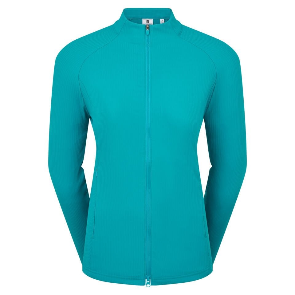 FootJoy Full-Zip Rib Midlayer Kadın Koro Mavi 39414