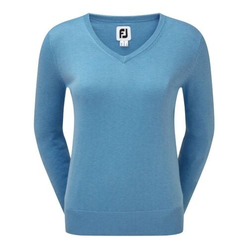 FootJoy Yün Karışımlı Kadın Golf Kazak 96052 Mavi