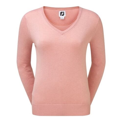 FootJoy Yün Karışımlı Kadın Golf Kazak 96054 Pembe