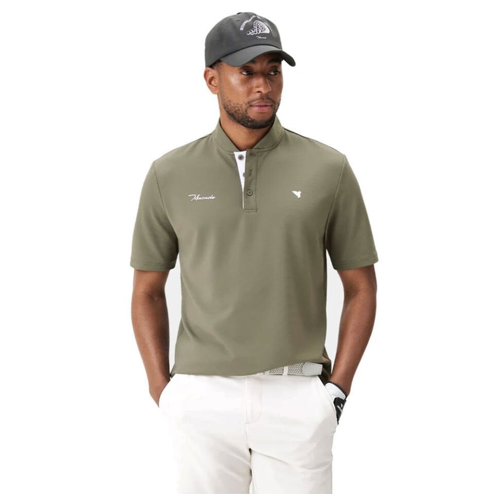Macade Golf Heath Bomber Erkek T-Shirt Olive MPS2504006