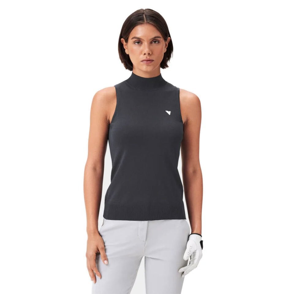 Macade Golf Kayla Air Kolsuz Bluz WTO2502602 Koyu Gri