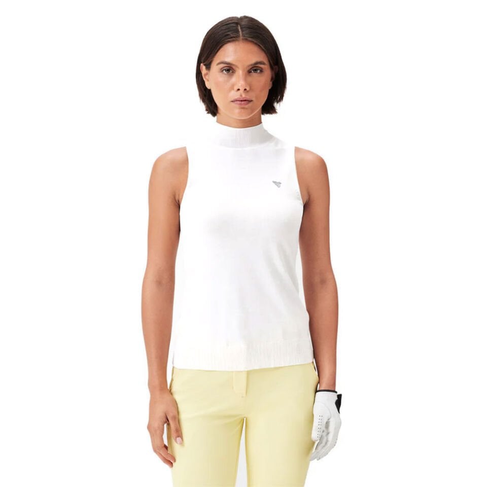 Macade Golf Kayla Air Kolsuz Bluz WKN2023162 Beyaz