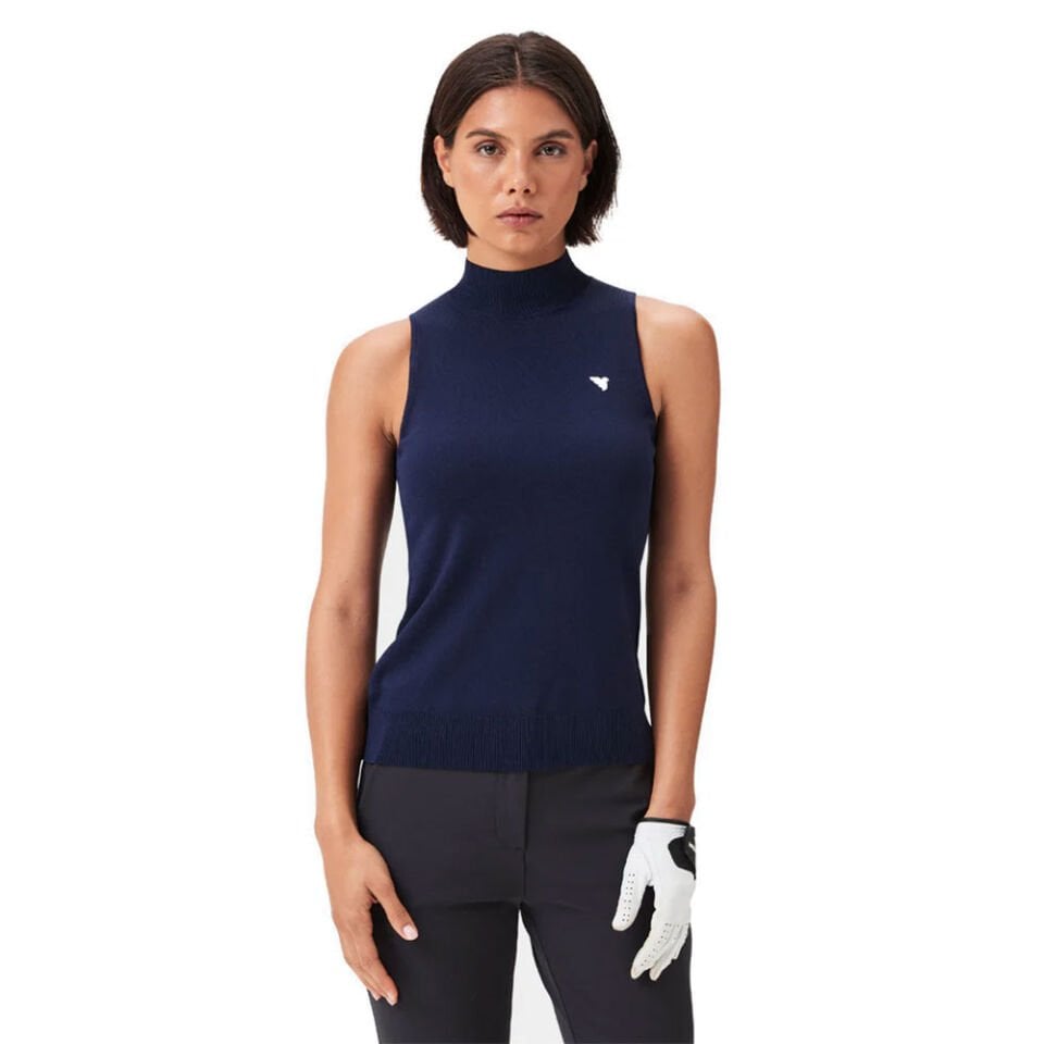 Macade Golf Kayla Air Kolsuz Bluz WKN2024184 Lacivert