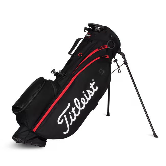 Titleist TB21SX4-006 Player 4 Golf Çantası Siyah Kırmızı