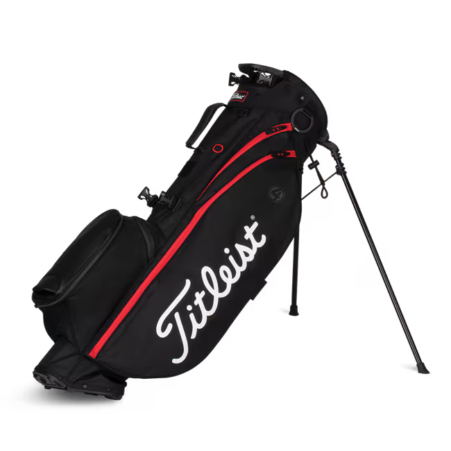 Titleist TB21SX4-006 Player 4 Golf Çantası Siyah Kırmızı