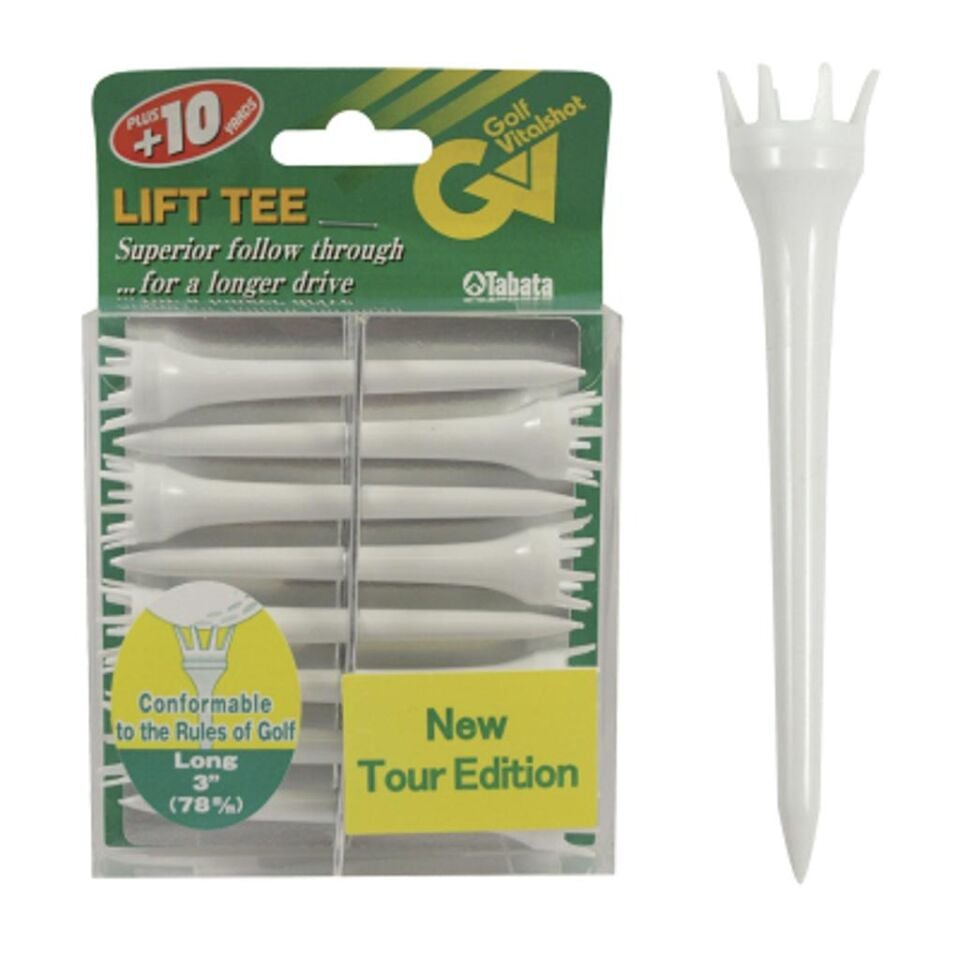 Tabata Golf Vitalshot 78mm 8'li Tee Long Beyaz