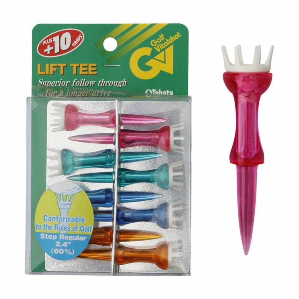 Tabata Golf Vitalshot 60mm 8'li Tee Step Regular Renkli