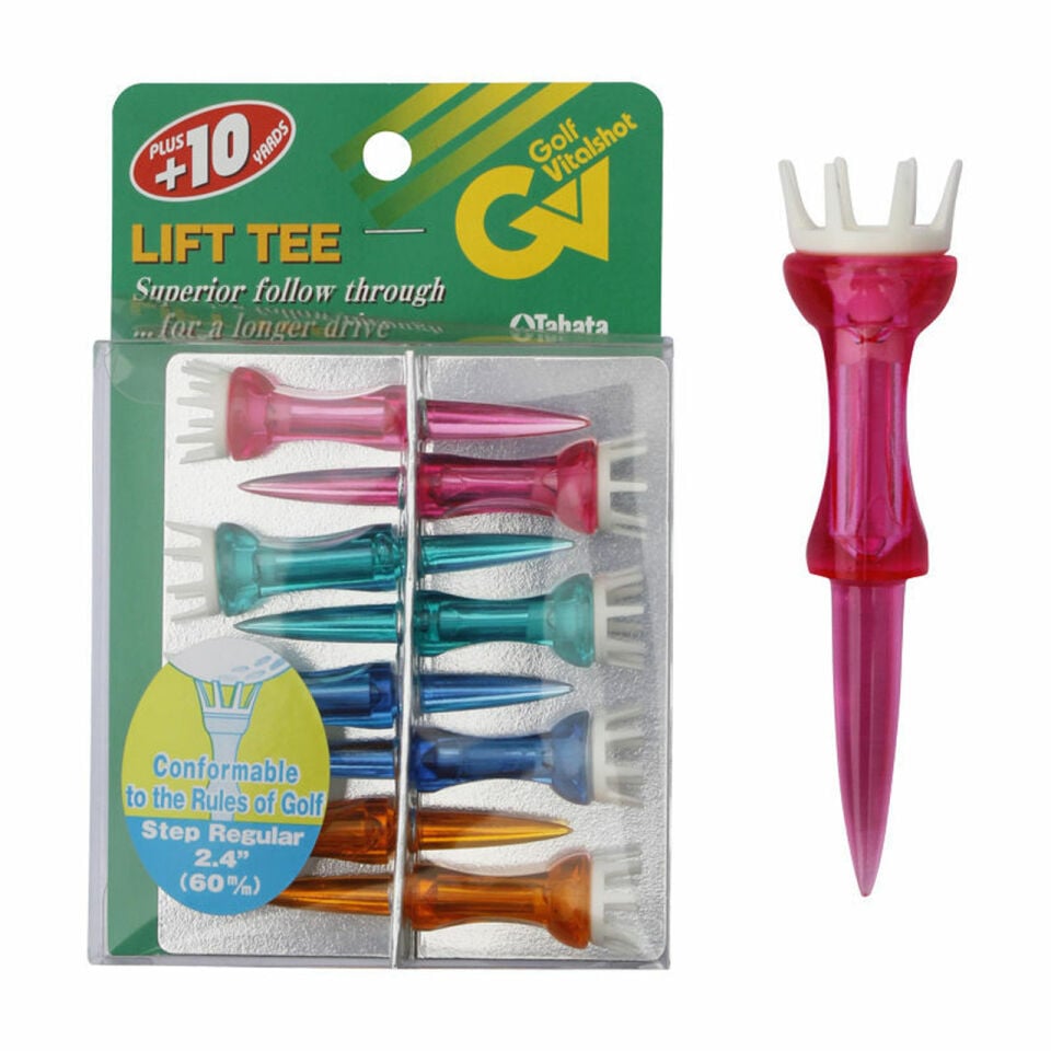 Tabata Golf Vitalshot 60mm 8'li Tee Step Regular Renkli