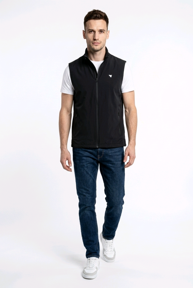 Macade Golf Erkek Yelek JA202101026 Siyah